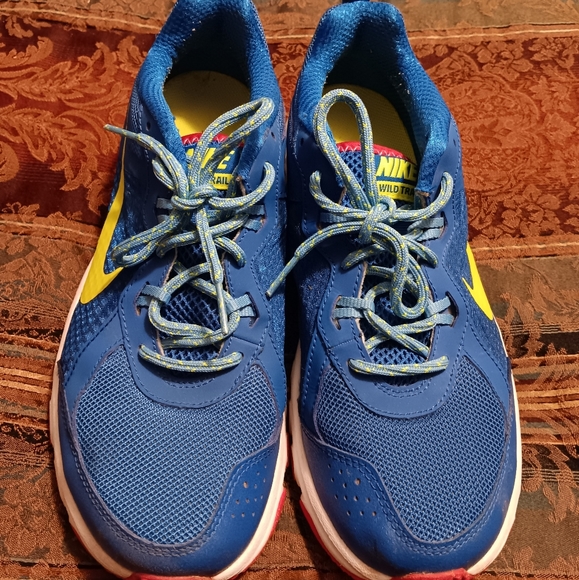 Nike "Wild Trail" Running Shoes (643074-400) Blue Clr Preowned Women's Size 10 - Picture 2 of 12